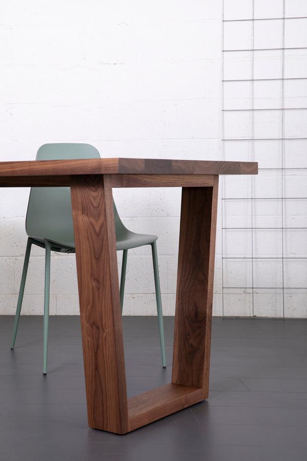 handmade wood dining table