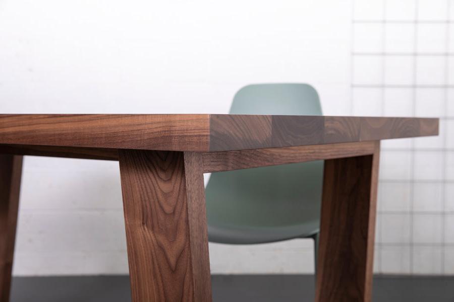 modern solid wood table 