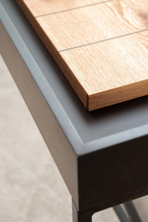 custom made shuffleboard table - wood surface